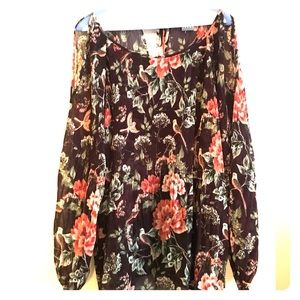 So Ho New York and Company cold shoulder blouse